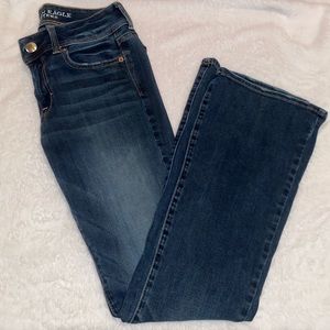 American Eagle kick boot super stretch jeans